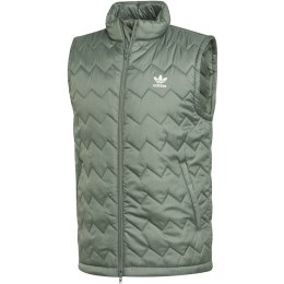 Kamizelka męska adidas SST Puffy Vest zielona DH5033