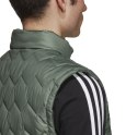 Kamizelka męska adidas SST Puffy Vest zielona DH5033