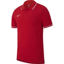 Koszulka męska Nike Team Club 19 Polo czerwona AJ1502 657