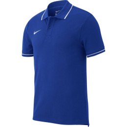 Koszulka męska Nike Team Club 19 Polo niebieska AJ1502 463