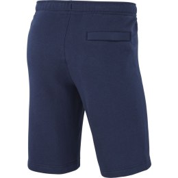 Spodenki męskie Nike Team Club 19 Fleece Short granatowe AQ3136 451