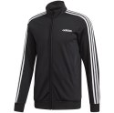 Bluza męska adidas Essentials 3 Stripes Tricot TT czarna DQ3070