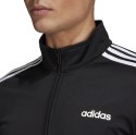 Bluza męska adidas Essentials 3 Stripes Tricot TT czarna DQ3070