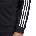 Bluza męska adidas Essentials 3 Stripes Tricot TT czarna DQ3070