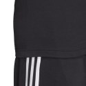 Koszulka męska adidas Essentials 3 Stripes Tee czarna DQ3113