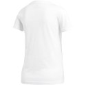 Koszulka damska adidas Essentials Linear Slim Tee biała DU0629