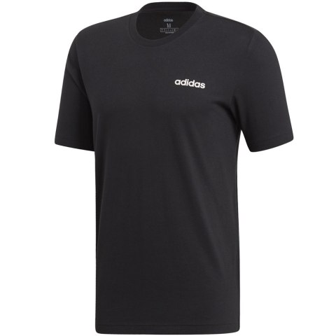 Koszulka męska adidas Essentials Plain Tee czarna DU0367