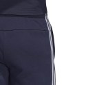 Spodnie męskie adidas Essentials 3 Stripes Tapered Pant FT Cuffed granatowe DU0478