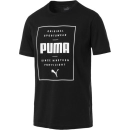 Koszulka męska Puma Box Tee czarna 854076 01