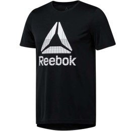 Koszulka męska Reebok Workout Graphic Tech Tee czarna DU2178