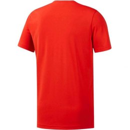 Koszulka męska Reebok Workout Graphic Tech Tee czerwona DU2198