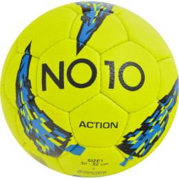 Piłka ręczna NO10 Action Junior roz 1 żółto-niebiesko-czarna