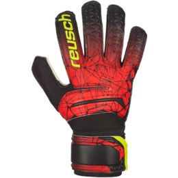 Rękawice bramkarskie Reusch Fit Control RG Open Cuff Junior czerwono-czarne 3972615 705