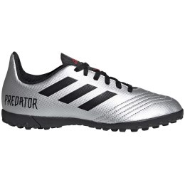 Buty piłkarskie adidas Predator 19.4 TF JR srebrne G25825