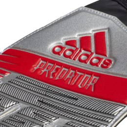 Rękawice bramkarskie adidas Predator Top Training srebrno czerwone DY2606