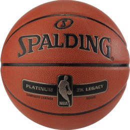 Piłka koszykowa Spalding NBA Platinum ZK Legacy pomarańczowa