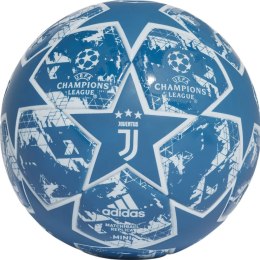 Piłka nożna adidas Finale Juventus Mini niebiesko-biała DY2540