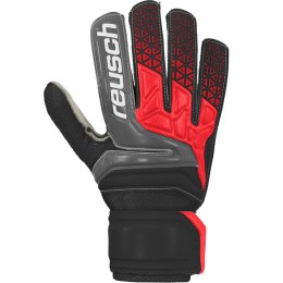 Rękawice bramkarskie Reusch Prisma SD Easy Fit Junior czarno-czerwone 3872515 705