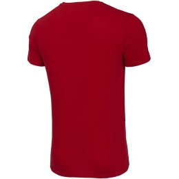 Koszulka męska Outhorn ciemna czerwień HOZ19 TSM600 61S