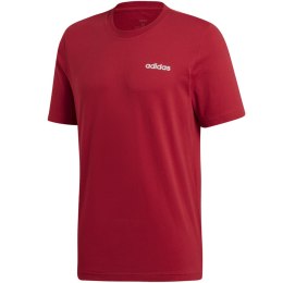 Koszulka męska adidas Essentials Plain Tee bordowa EI9780