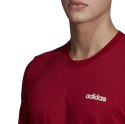 Koszulka męska adidas Essentials Plain Tee bordowa EI9780