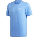 Koszulka męska adidas Essentials Plain Tee niebieska FJ5431