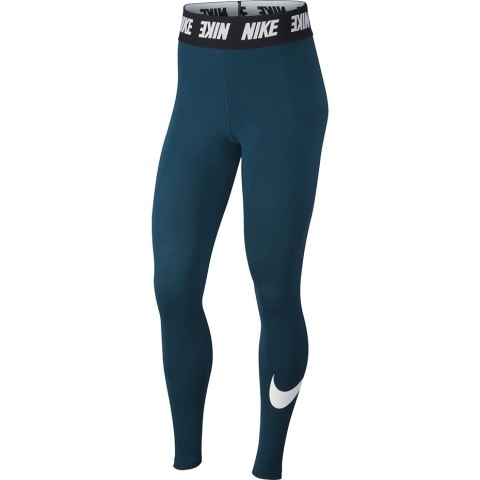 Legginsy damskie Nike W LGGNG Club HW niebieskie AH3362 347