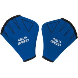 Rękawice pływackie Aqua-Speed niebieskie 174