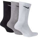 Skarpety Nike Everyday Cushioned Crew 3 pary białe, szare, czarne SX7664 901