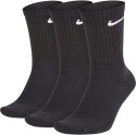 Skarpety Nike Everyday Cushioned Crew 3 pary czarne SX7664 010