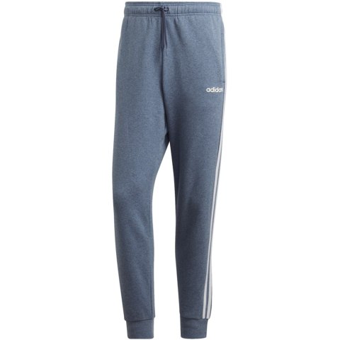 Spodnie męskie adidas Essentials 3 Stripes Tapered Pant FL niebieskie EI4909