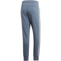 Spodnie męskie adidas Essentials 3 Stripes Tapered Pant FL niebieskie EI4909