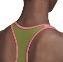 Stanik adidas D2M Logo Bra różowo-oliwkowy EI4817