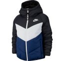 Kurtka damska Nike W NSW WR Synthetic Fill JKT HD czarno-biało-granatowa BV2906 011