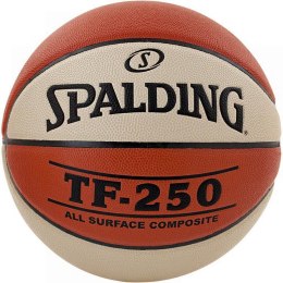 Piłka koszykowa Spalding NBA TF-250 Indoor/Outdoor two Tone pomarańczowo-biała