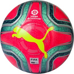 Piłka nożna Puma LaLiga FIFA Quality Pro czerwono-zielona 083396 02