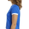 Koszulka damska Reebok Training Essentials Linear Logo Tee niebiesko-biała FK6682