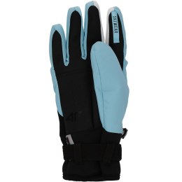 Rękawice narciarskie 4F błękit turkusowy H4Z19 RED005 48S