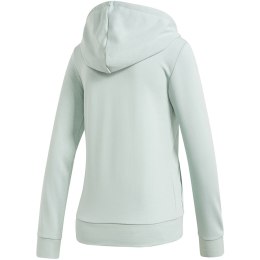 Bluza damska adidas W Essentials Linear Full Zip Hoodie miętowa FM6484