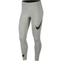 Legginsy damskie Nike Legasee Swoosh szare CJ2655 063