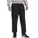 Spodnie męskie adidas Essentials Plain Regular Elasticated Stanford czarne DY3281