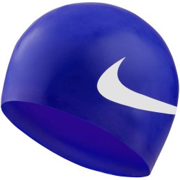 Czepek pływacki Nike Printed Silicon niebieski NESS8163-494