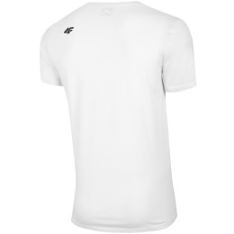 Koszulka męska 4F biała H4L20 TSM011 10S