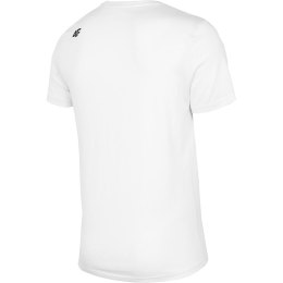Koszulka męska 4F biała NOSH4 TSM003 10S