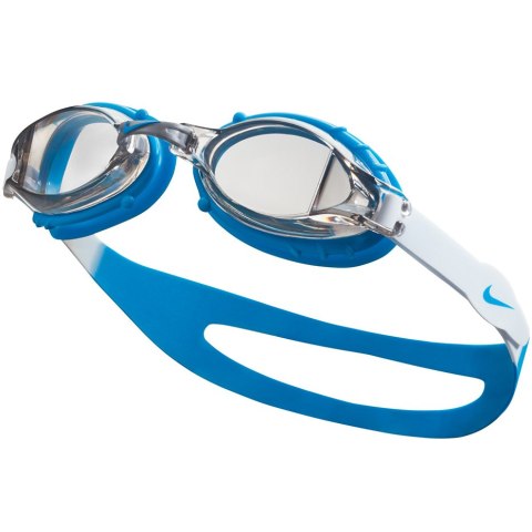 Okulary pływackie Nike Os Chrome JUNIOR niebiesko-białe NESSA188-042