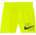 Spodenki kąpielowe dla dzieci Nike Logo Solid Lap JUNIOR żółte NESSA771 731