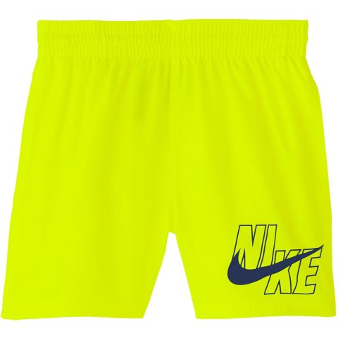 Spodenki kąpielowe dla dzieci Nike Logo Solid Lap JUNIOR żółte NESSA771 731