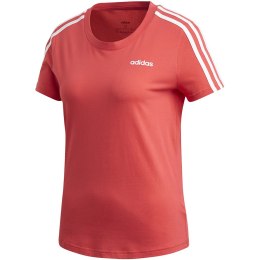 Koszulka damska adidas W Essentials 3S Slim Tee czerwona FM6431