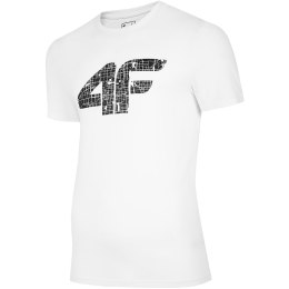 Koszulka męska 4F biała H4L20 TSM012 10S