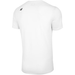 Koszulka męska 4F biała NOSH4 TSM004 10S
